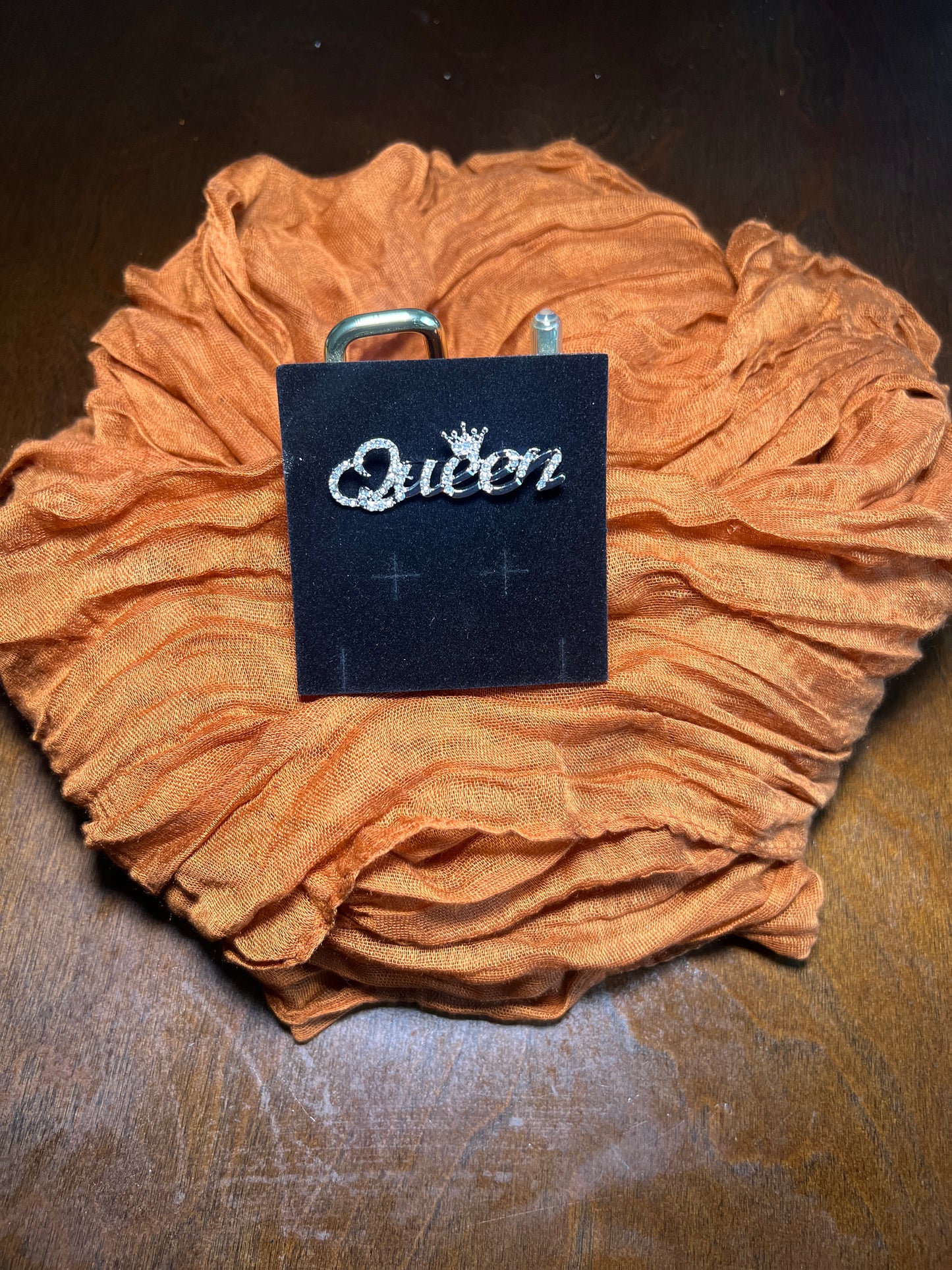 Crowned Queen Brooch